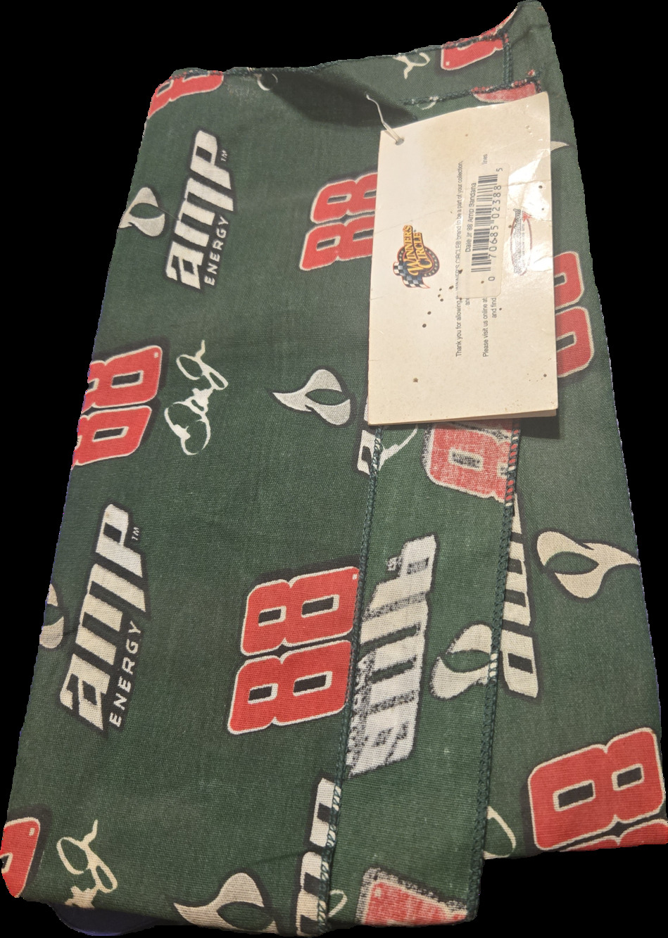 Dale Earnhardt Jr 88 AMP Energy NASCAR Bandana Winners Circle NWT
